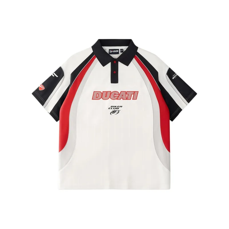 FILA FUSION x DUCATI Polo Shirt Men's Cloud White WT-0