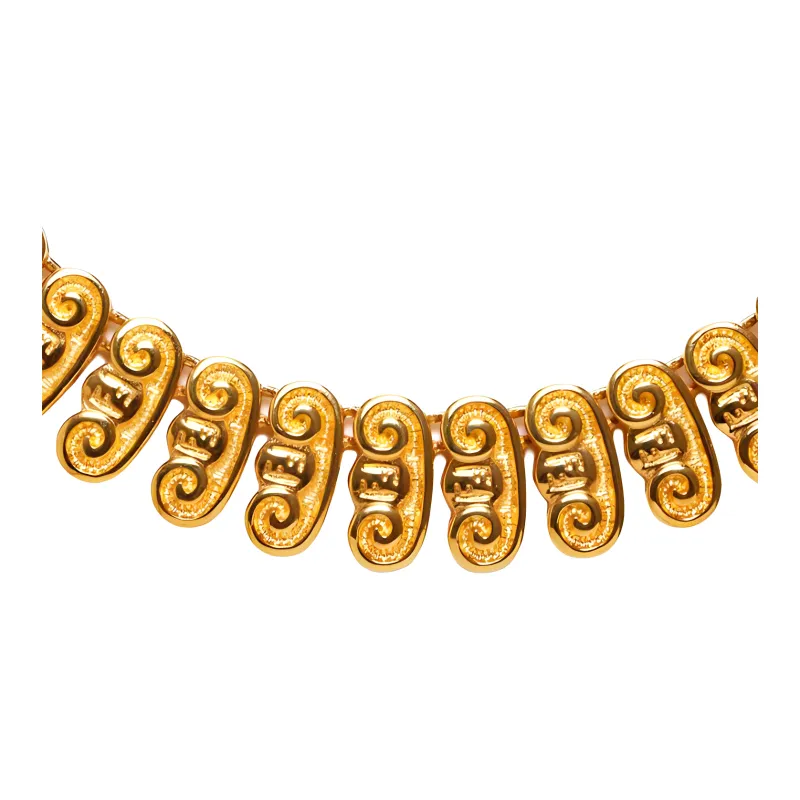 FENDI 1990s Choker Necklace-2
