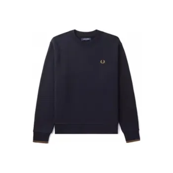 FRED PERRY Logo embroidered Cotton Sweatshirt