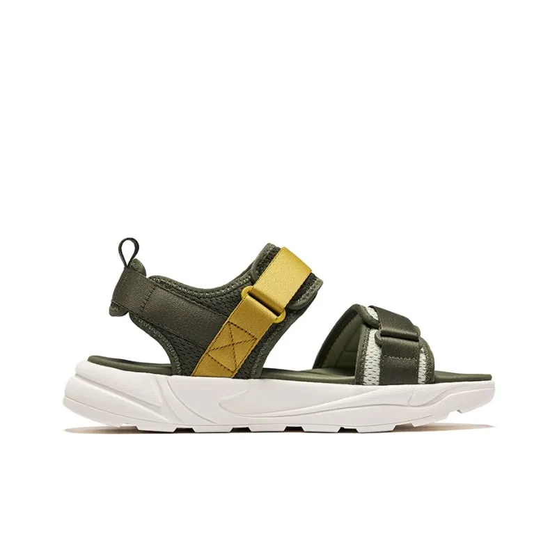 Erke Chasing Waves Beach Sandals Men's Dusty Pine Green Dome Gray Green-1