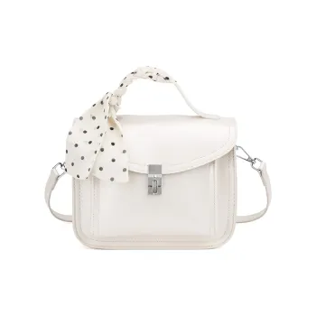 XIANGSU PU One Shoulder Handbags Women's White/Pink/Black/Silver