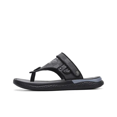 Shiozawa Rubber Sole Stitching Slip Resistant Flip Flops Men's