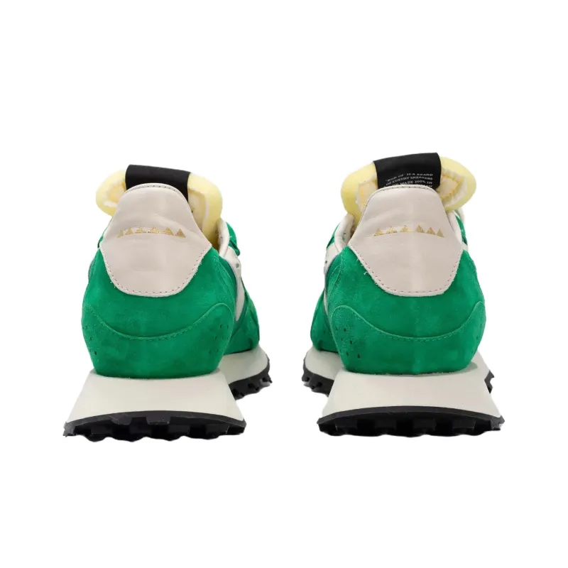 RUN OF Herb Low Top Casual Shoes Men's Green-3