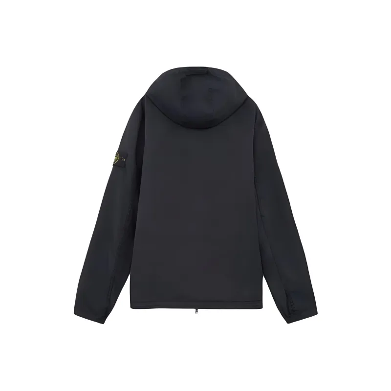 STONE ISLAND Zip Up Hooded Overshirt-1