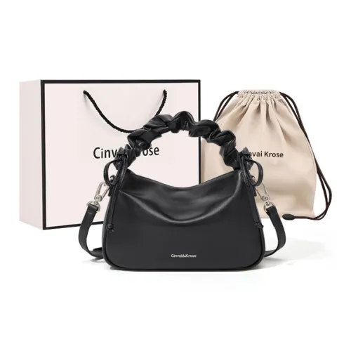 CinvaiKrose Cow Leather With Synthetic Leather Shoulder Bag, Crossbody Bag, Handbag Regular Women's Multicolor