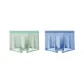 Fresh Green+Light Gray Blue