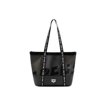 Arena Waterproof Fabric Tote Bag, Shopping Bag, Handbag, Shoulder Bag Unisex Black