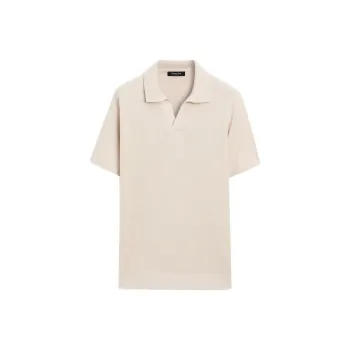 Massimo Dutti Polo Shirt Men's Ecru