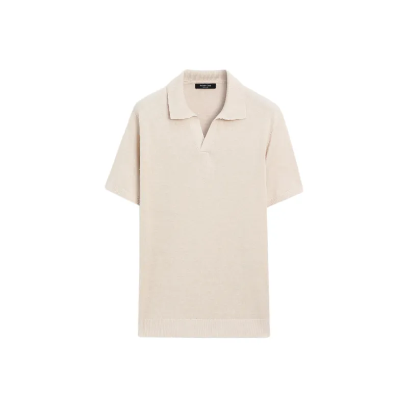 Massimo Dutti Polo Shirt Men's Ecru-0