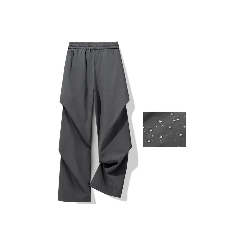 SOIE Cargo Pants Unisex Pink [Summer Cool Ice Silk Material]-33
