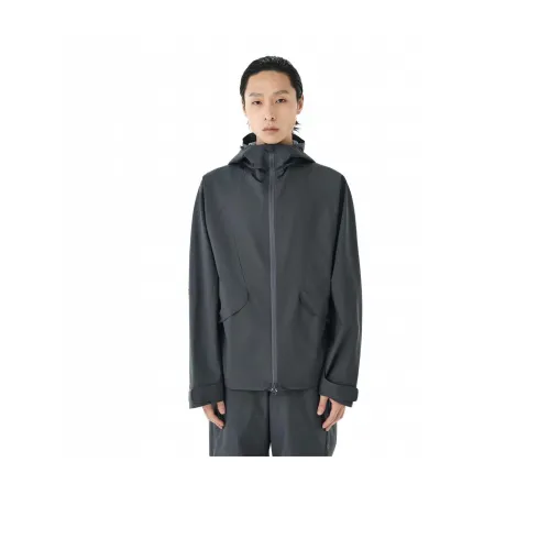 YAUSYE Fall Jacket Standard Men's Gray Blue, In Stock