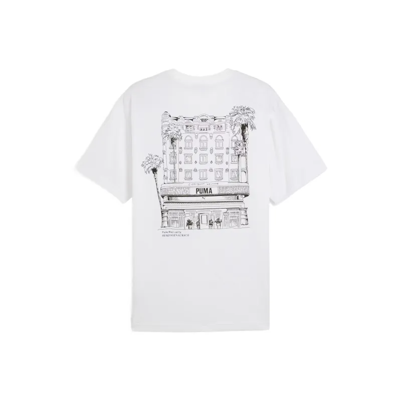 PUMA Playera Holgada Graphics PUMA Hotel Para Hombre-1