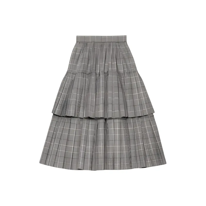 GUCCI Casual Long Skirts Women's Brown-1