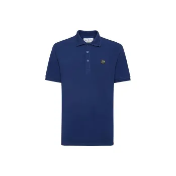 PHILIPP PLEIN Gothic Plein Cotton Polo Shirt