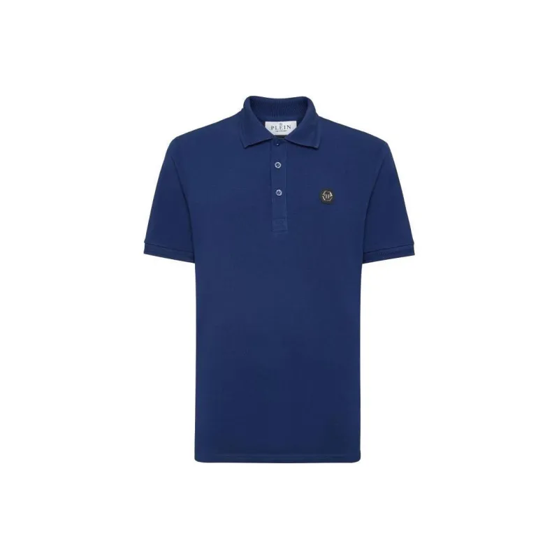 PHILIPP PLEIN Gothic Plein Cotton Polo Shirt-0