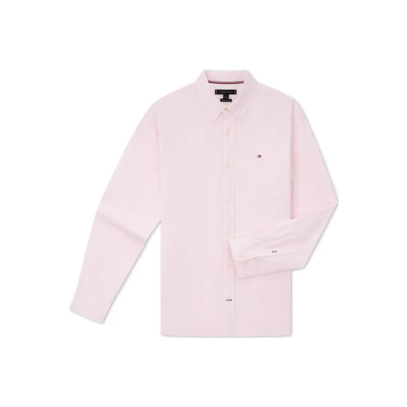 Tommy Hilfiger Shirt Unisex Pink Stripes-0