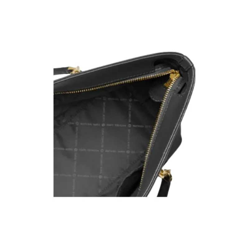 MICHAEL KORS Jet Set Leather Tote Bag, Shopping Bag, Handbag, Shoulder Bag Women's Black-3
