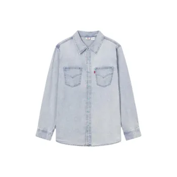 Levis Shirts Men Light Blue