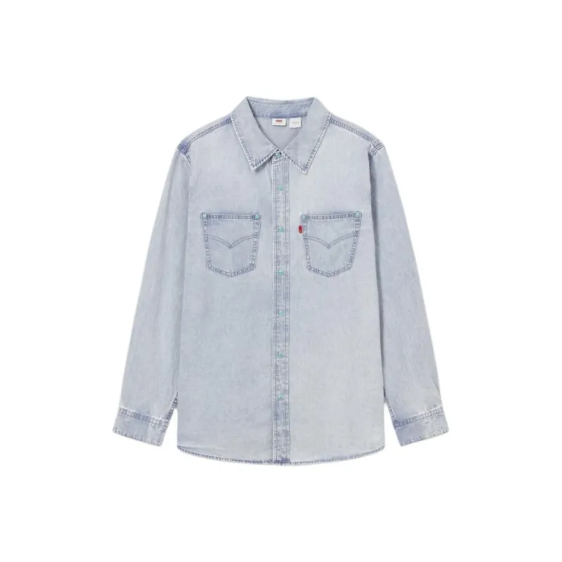 Levis Shirts Men Light Blue-0