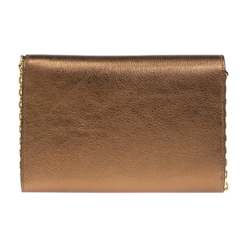 Lanvin Leather Wallet Women's Gold-2