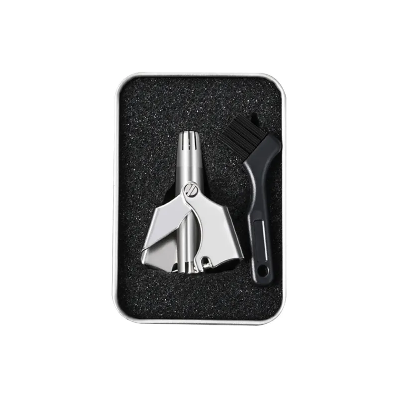 SHANGYELAMEILA Nose Hair Trimmer With Stainless Steel Manual Shaving Blade Trimmer-0