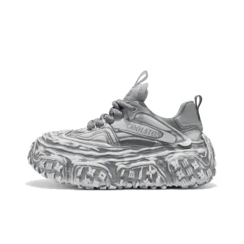 Grumpy Ram Anti Slip And Wear Resistant Height Increasing Low Top Chunky Sneakers Men's