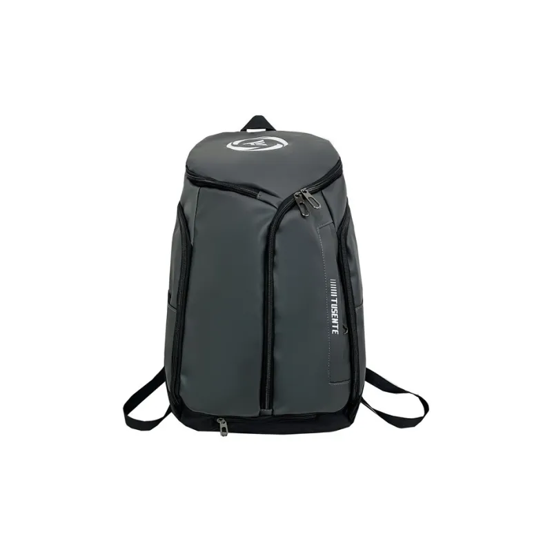 Yalu Nylon Backpack Unisex White/Dark Gray/Black-7
