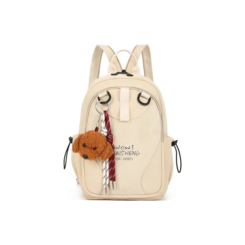 Tong Tong Rabbit Oxford Backpack Unisex Black/Green/Red/Beige-12