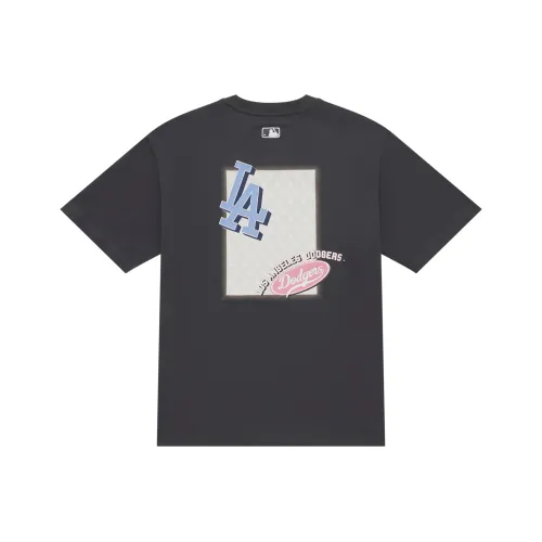 MLB MONOGRAM Collection Los Angeles Dodgers SS25 T Shirt Unisex Charcoal Gray