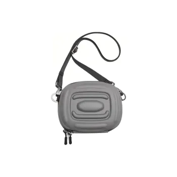 ZARA Polycarbonate Shoulder Bag Crossbody Bag Men's Silver