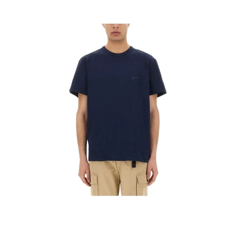 WOOLRICH T Shirts Men Marine-0