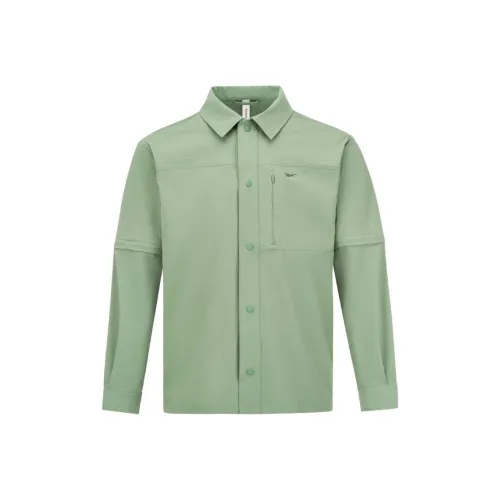 Reebok Shirt Men's Yellow Green