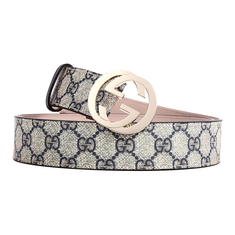 GUCCI Gg Supreme Belt With G Buckle-2