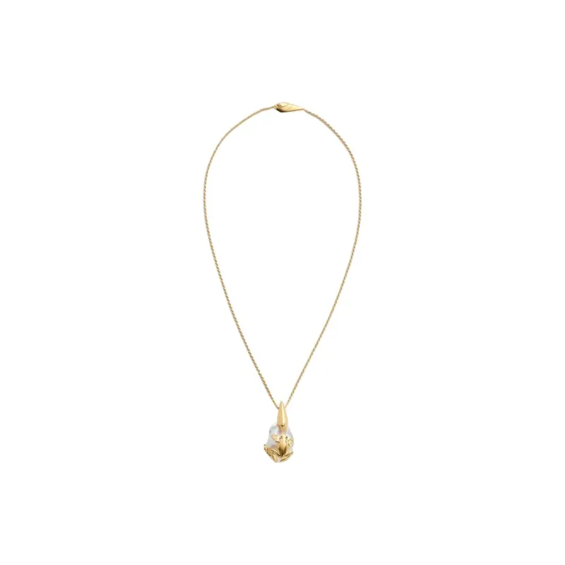 Bottega Veneta 18K Gold Plated Necklaces Women's Gold-1