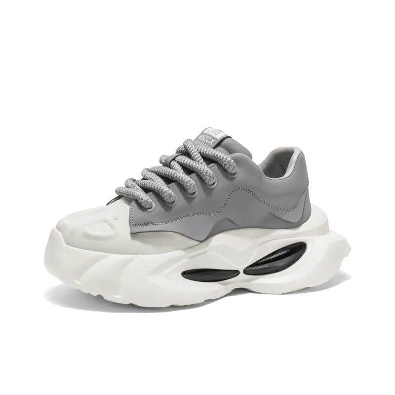 SOURCE Anti Slip And Wear Resistant Height Increasing Low Top Chunky Sneakers Men's-6