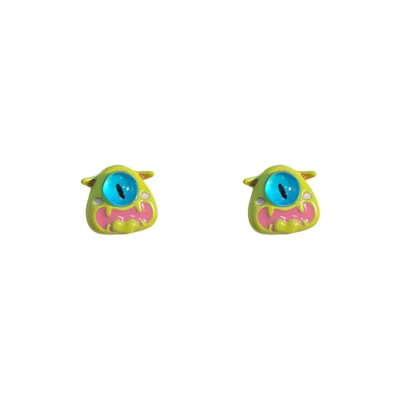Universe Search S925 Silver Stud Earrings Women's-0