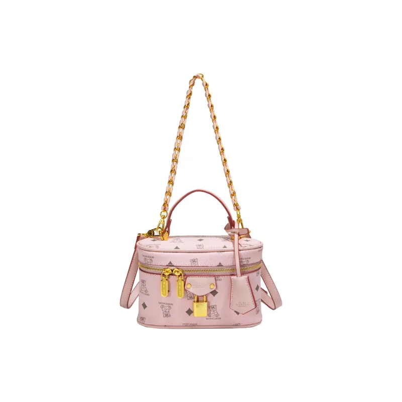 BLAKE FLEETO PU Handbag Regular Women's Brown/Pink-4