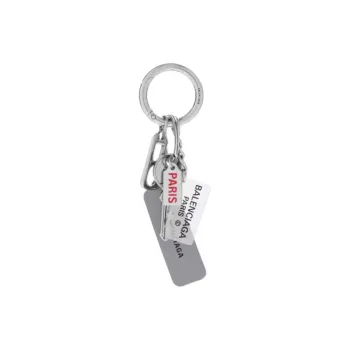 Balenciaga Keychains Unisex Silver