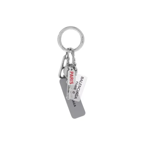 Balenciaga Keychains Unisex Silver