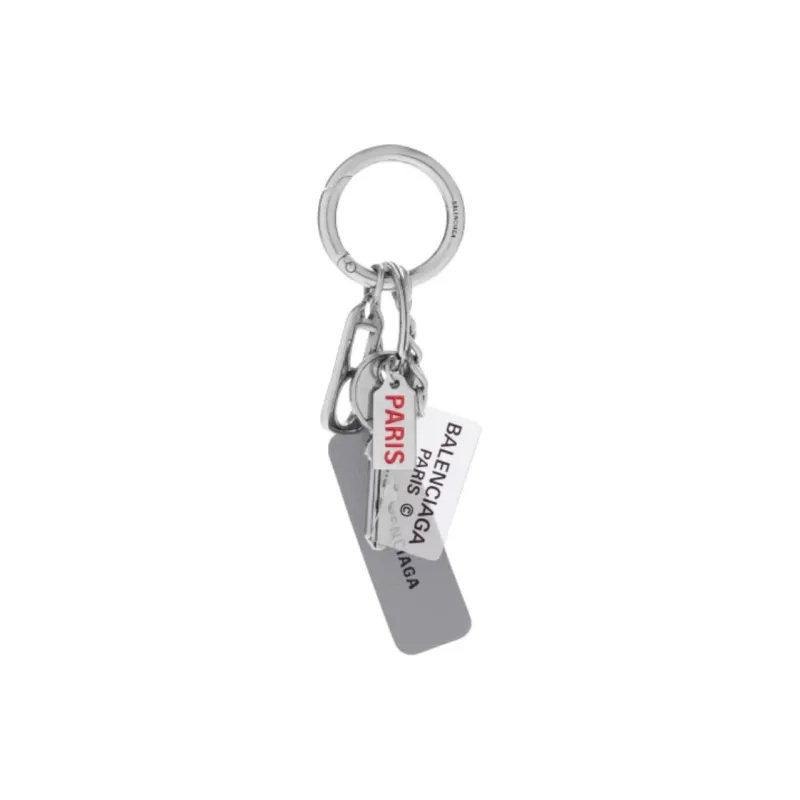 Balenciaga Keychains Unisex Silver-0