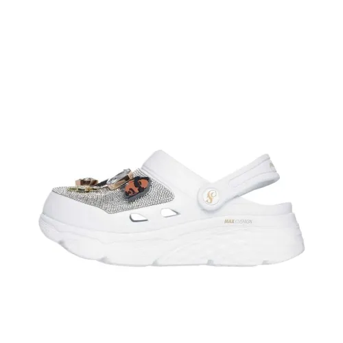 SNOOP DOGG x Skechers Max Cushioning Clogs Women's White