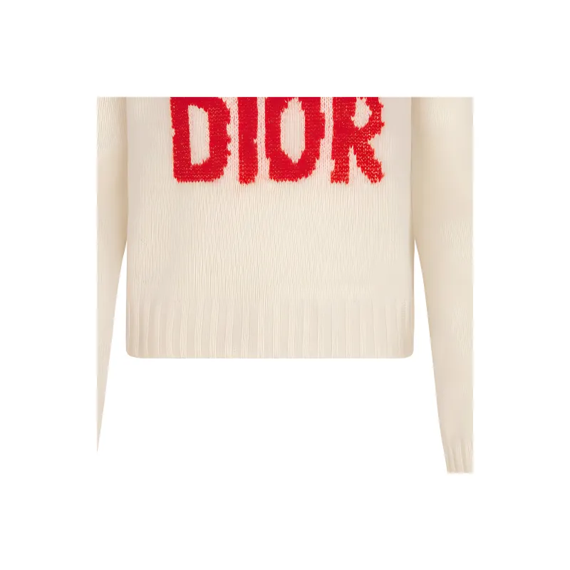 DIOR Miss Dior Cashmere Sweater Women's Light Brown-4
