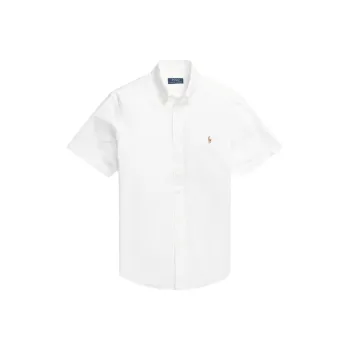 Polo Ralph Lauren Curved Hem Polo Pony Embroidered Shirt