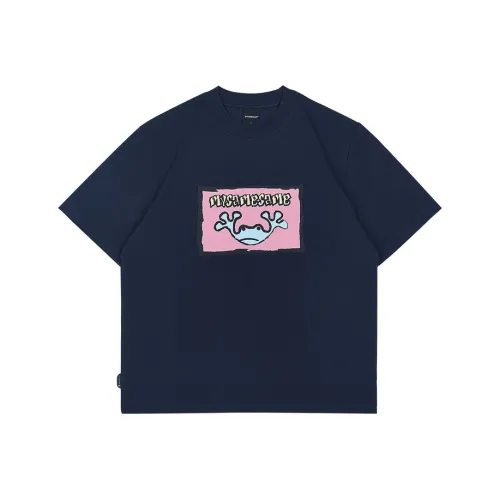 MYSAMESAME 네이비 블루 현물 남녀공용 티셔츠