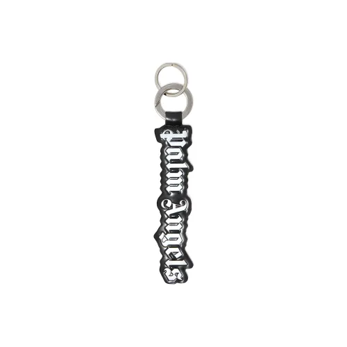 PALM ANGELS Logo Embossed Key Ring