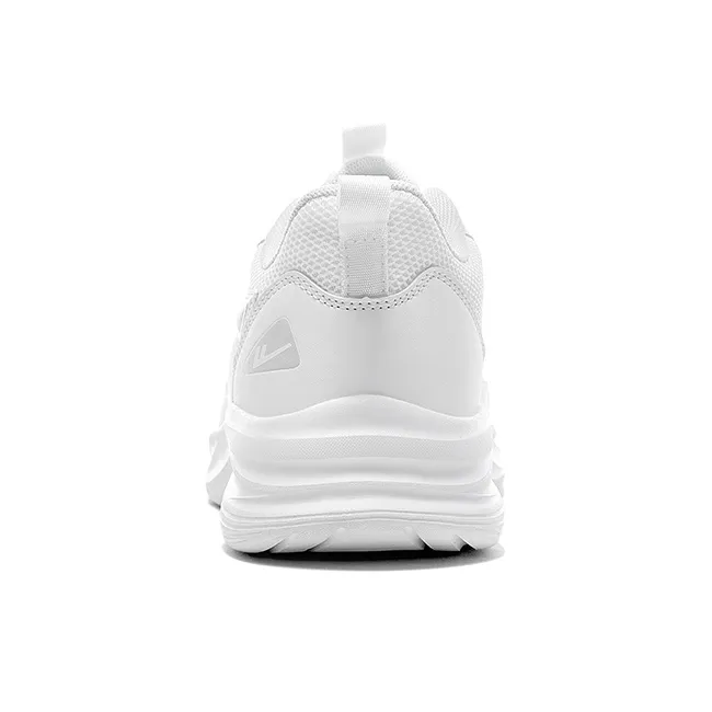 Warrior Cushioning, Slip Resistant, And Breathable Low Top Running Shoes Unisex White Gray-3