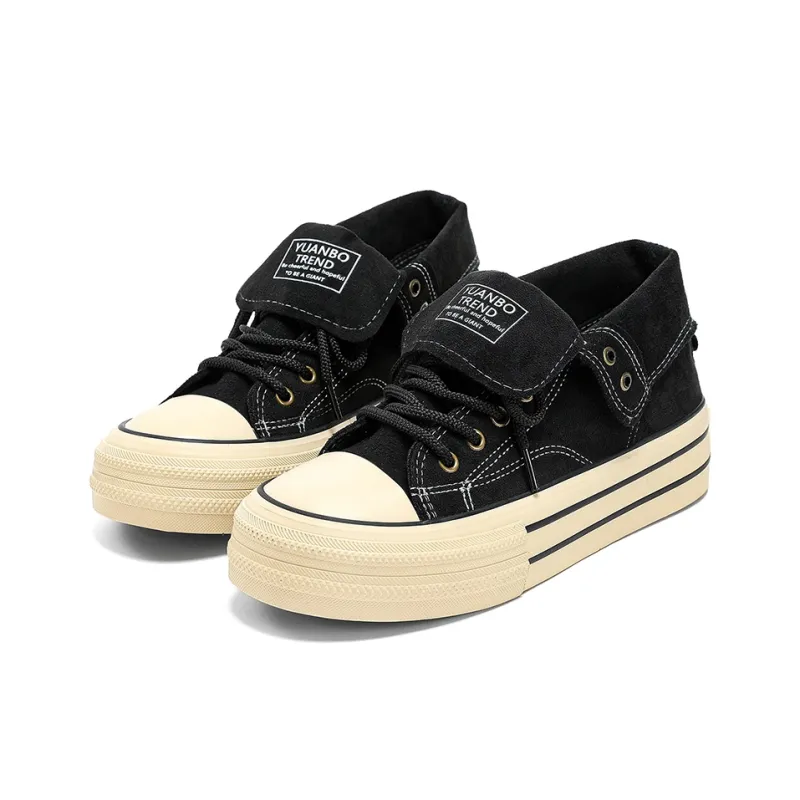 OUGLEMEN Anti Slip Wear Resistant High Top Canvas Shoes Unisex-7
