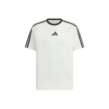 Adidas 3 Stripes T Shirt Men's Jade White