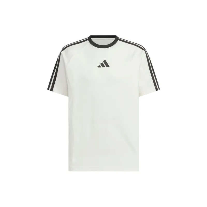 Adidas 3 Stripes T Shirt Men's Jade White-0