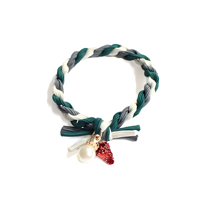 QIHUAMANYU Alloy Hair Tie Women's-3